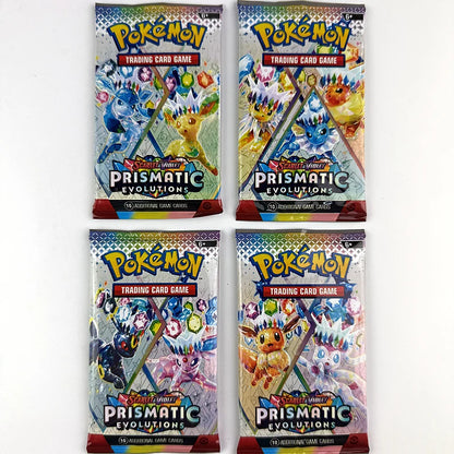 10/20PCS Pokémon Prismatic Evolutions 151 Booster Card Pack