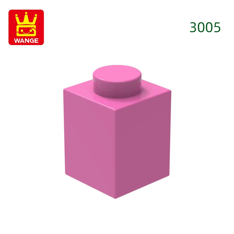 Wange 3005 1x1 Basic Brick MOC Parts – 232pcs Bulk Pack