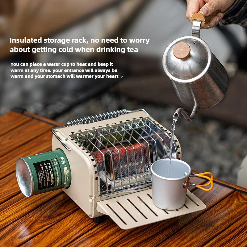 Portable Camping Gas Heater Mini Cassette Stove 1200W