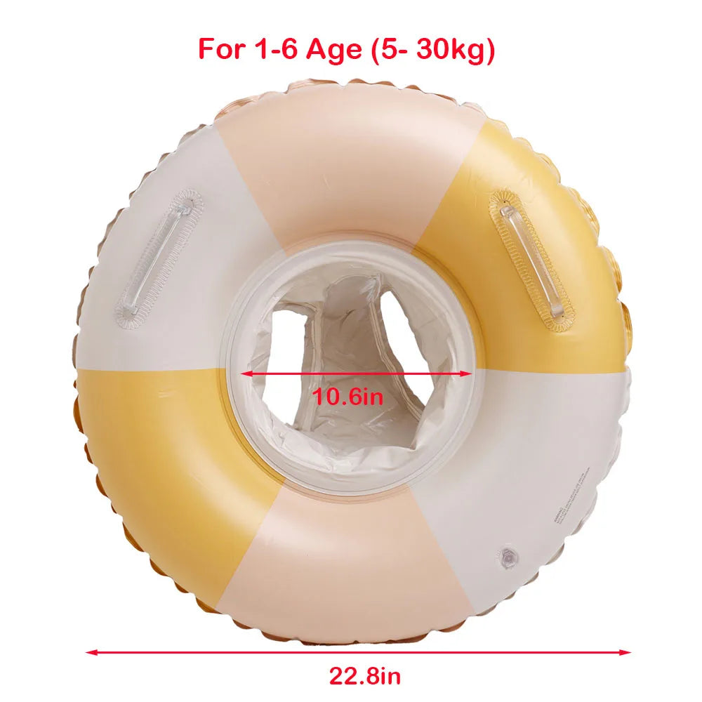 Inflatable Baby Swim Seat Ring Pool Float for Toddlers