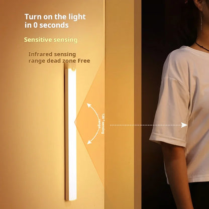 Rechargeable Motion Sensor LED Cabinet Light – Wireless & Dimmable