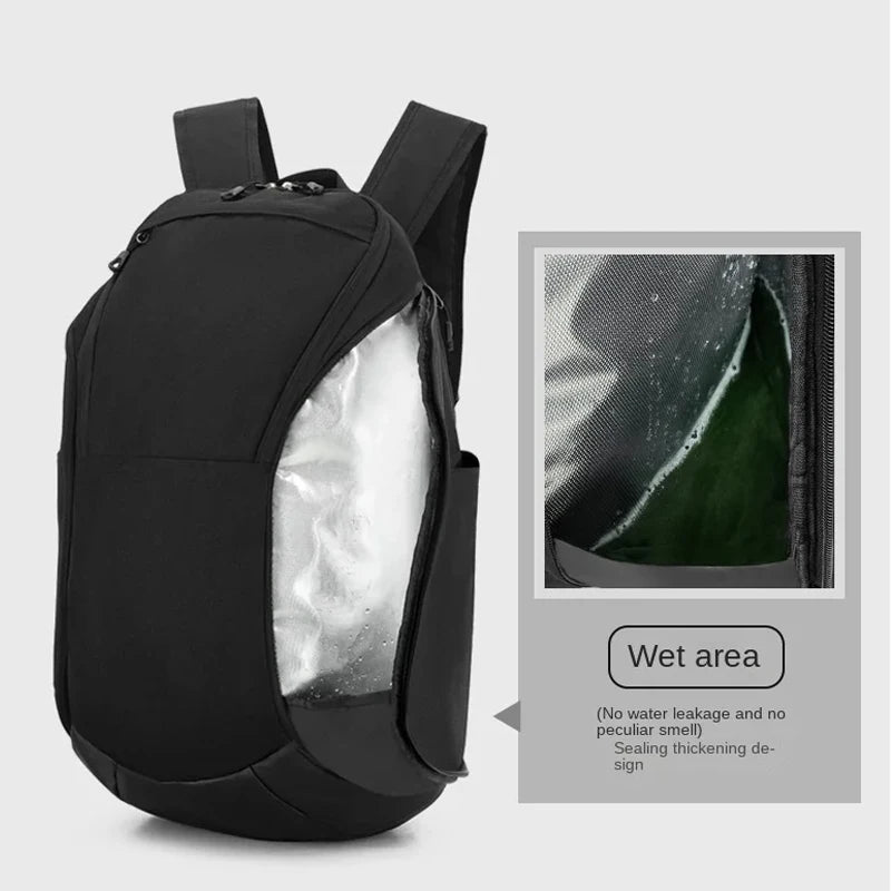 Sports Backpack with Dry Wet Separation – Basketball & Football Bag