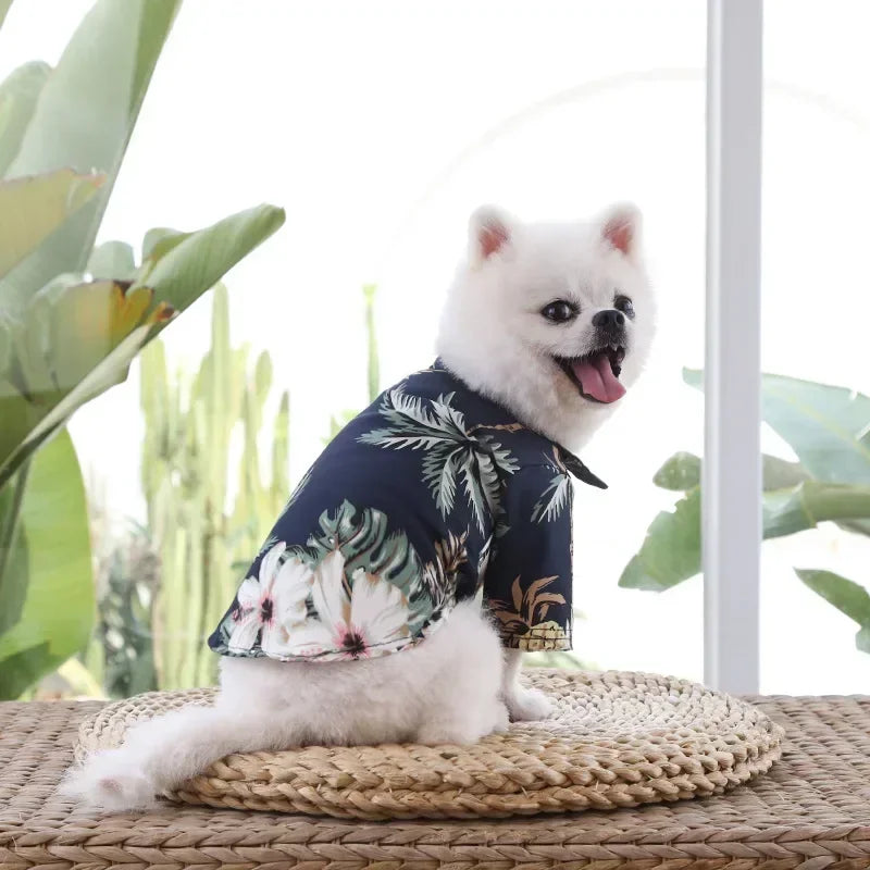 Hawaiian Dog Shirt – Tropical Beach Shirt for Small & Medium Dogs