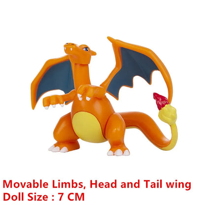 Pokémon Gengar Pikachu Eevee Greninja Mewtwo Action Figure Collection
