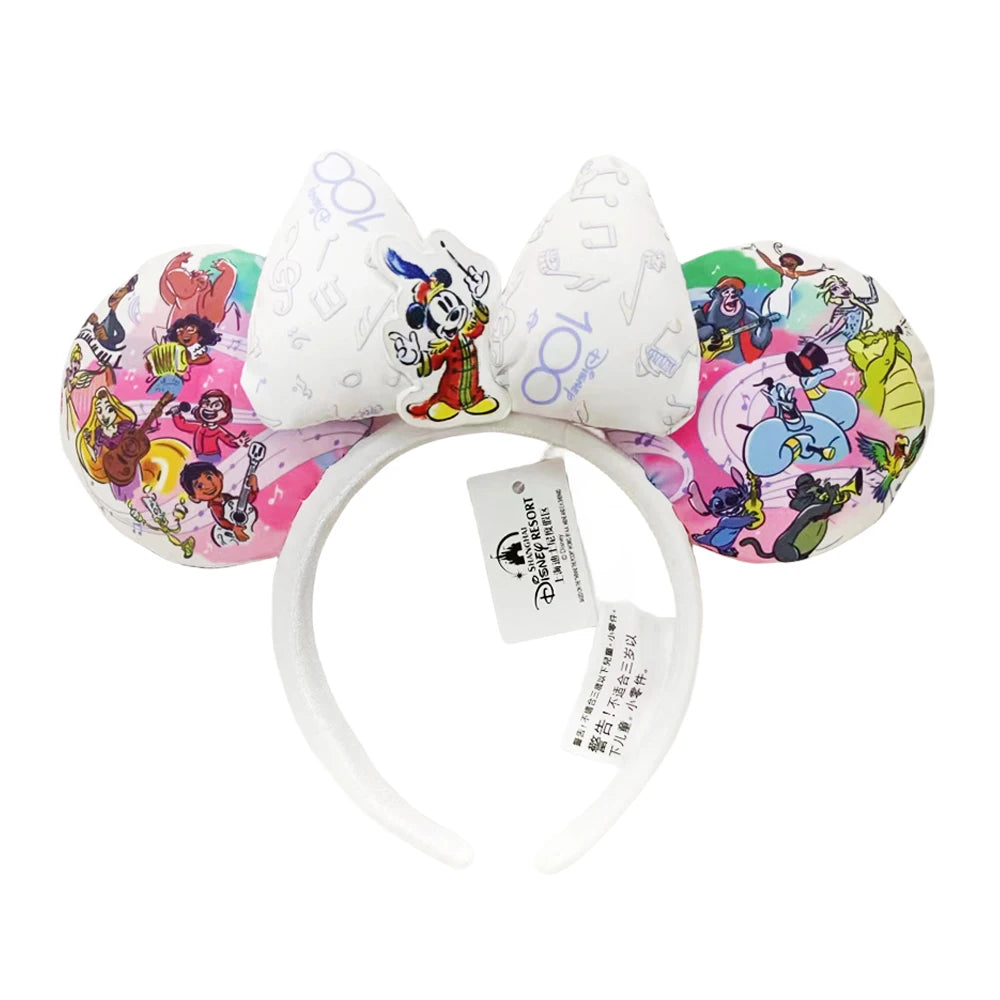 Disney Minnie Mouse Ears Headband – Sequin Bow Princess & Villain Styles