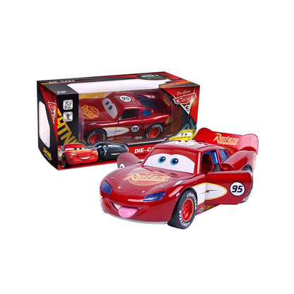 Disney Pixar Cars Lightning McQueen Diecast Pull Back Toy with Lights