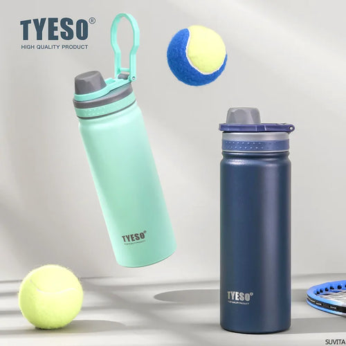 Tyeso Vacuum Insulated Stainless Steel Water Bottle | 17.9oz & 25.4oz