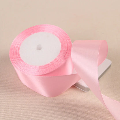 Silk Satin Ribbon – Multi-Size & Color for Wedding, Christmas & Party Decor