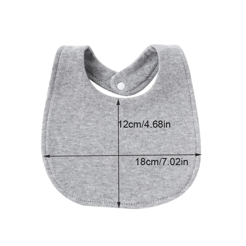 Cotton Baby Bibs 4-Pack – Cartoon Newborn Drool Bibs