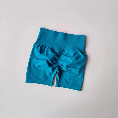 High-Waist Yoga Shorts for Women – Butt Lift Fitness Shorts