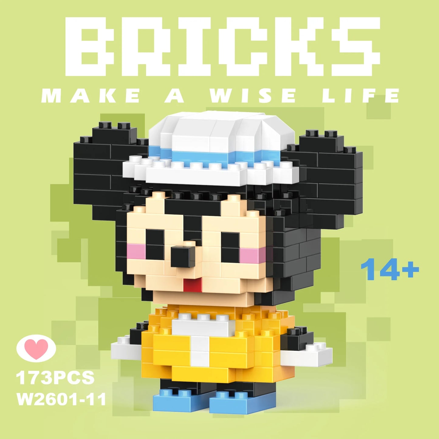 Disney Character Mini Building Blocks Set – Micro Bricks Figures 135–214 PCS