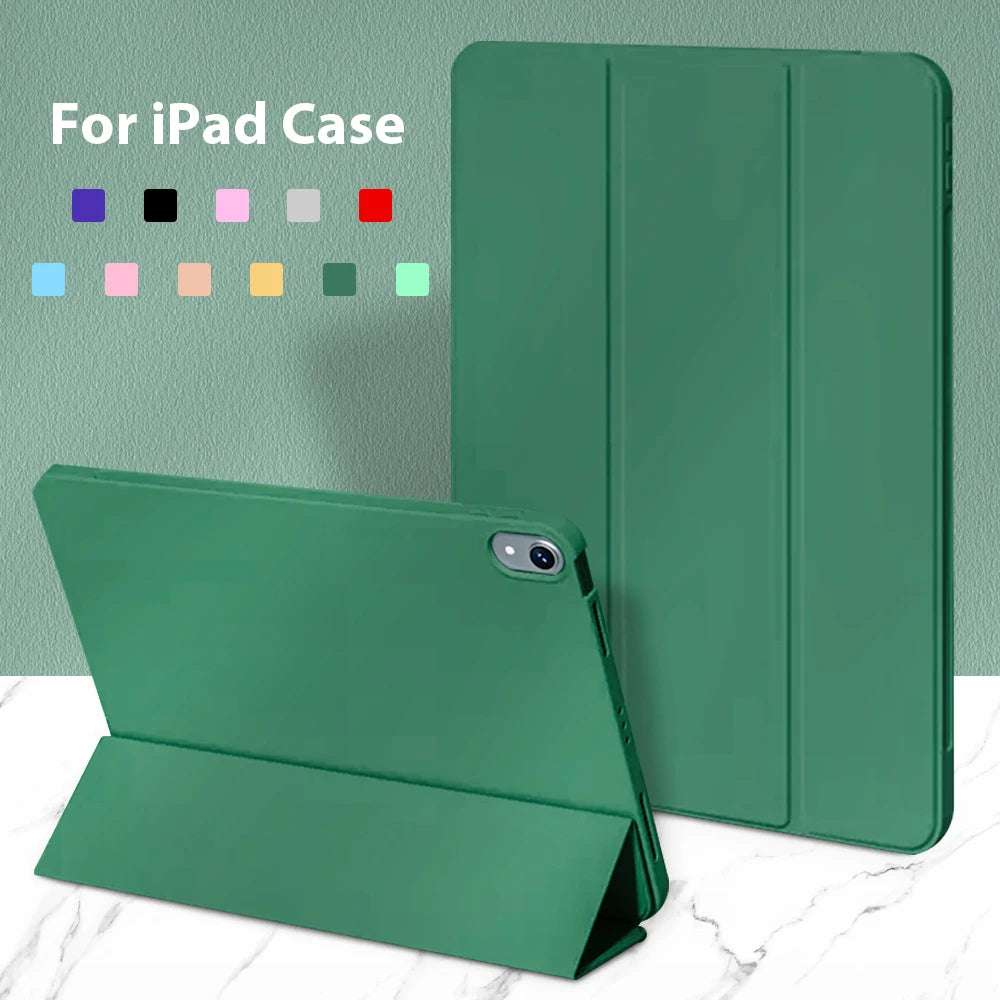 iPad Case Magnetic PU Leather Stand – All Models