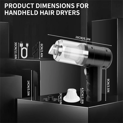 Handheld Portable Vacuum Cleaner – Compact Cordless for Car & Home