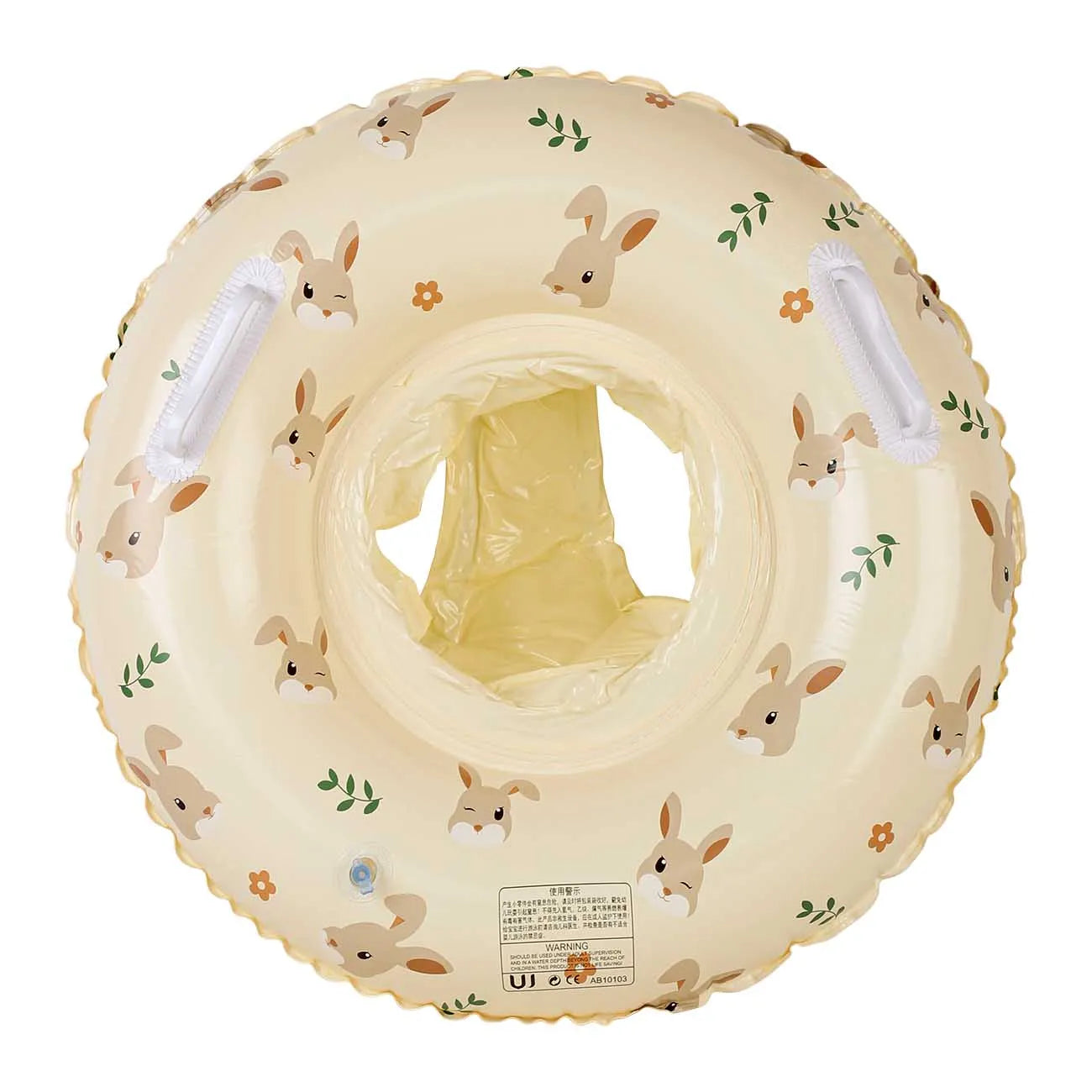 Baby Swim Ring with Detachable Sun Canopy – Infant Pool Float