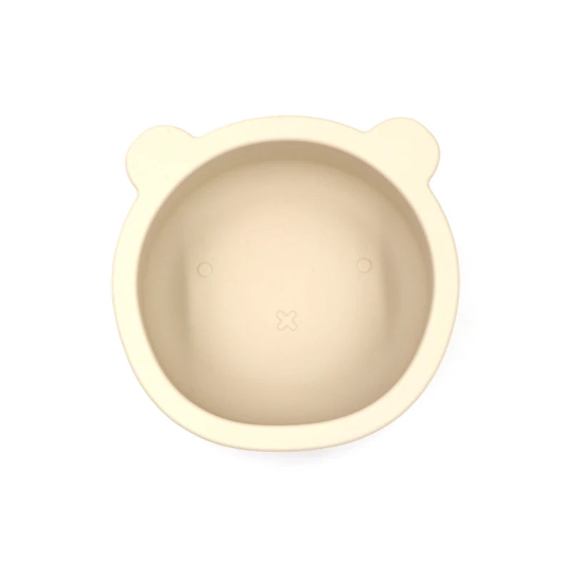 Bear Shape Silicone Baby Suction Bowl 300ml
