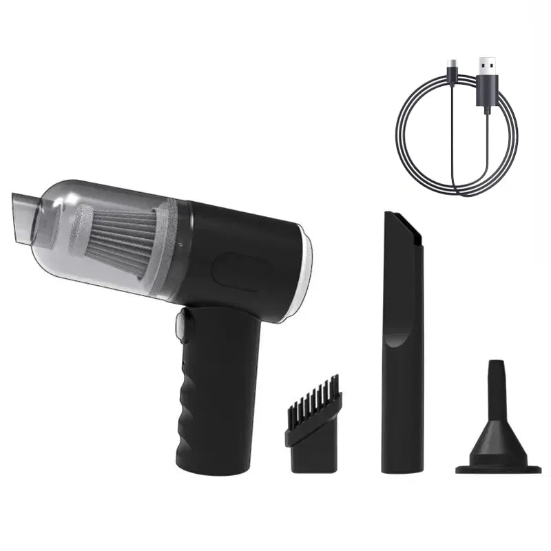 Portable Car Vacuum Cleaner Handheld Cordless Multi-Purpose with Attachments