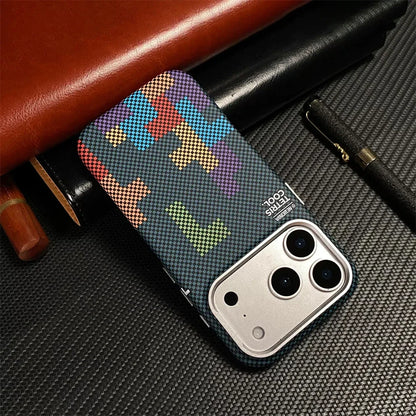 Magsafe Carbon Fiber Texture iPhone Case
