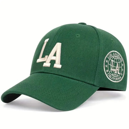 LA Embroidered Baseball Cap – Adjustable Snapback Unisex Hat