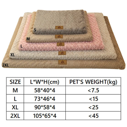 Orthopedic Dog Bed Mat – Washable Faux Fur, Waterproof & Anti-Slip
