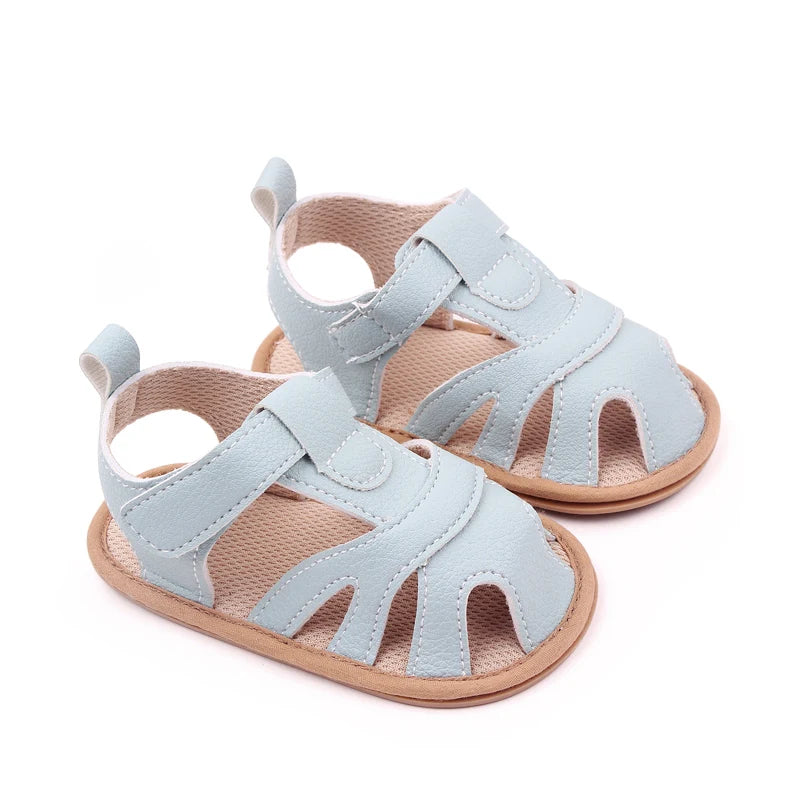 Baby Closed-Toe Summer Sandals – Soft Sole Boys Girls Shoes