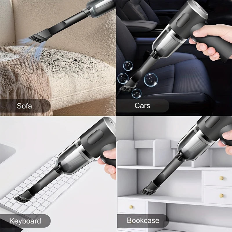 Cordless Handheld Car Vacuum Cleaner 690000Pa – Wet & Dry, 2-Hour Quick Charge
