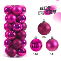 24Pcs Rose Red