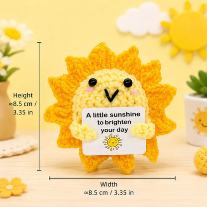 Crochet Pocket Hug Doll – Handmade Knitted Positive Energy Gift