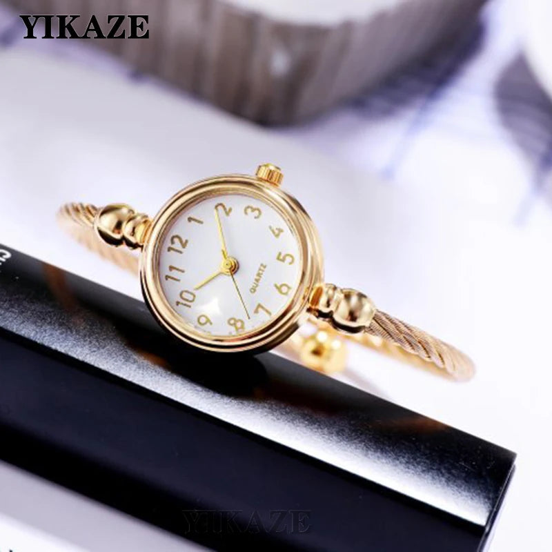 Women's Bangle Bracelet Watch – Retro Luxury Quartz