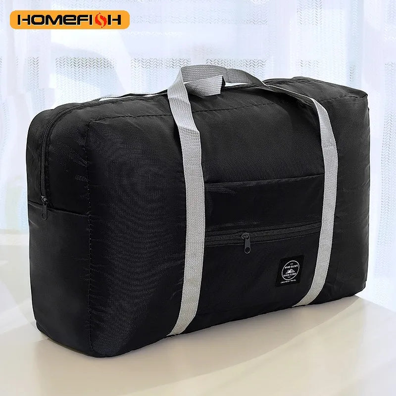 Foldable Travel Duffel Bag Large Capacity Carry-On Luggage Tote