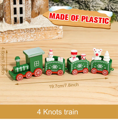 Christmas Wooden Train Decoration – Festive Holiday Ornament