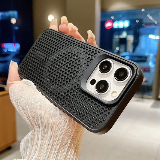 Magnetic For Magsafe Cooling Breathable Shell iPhone Case
