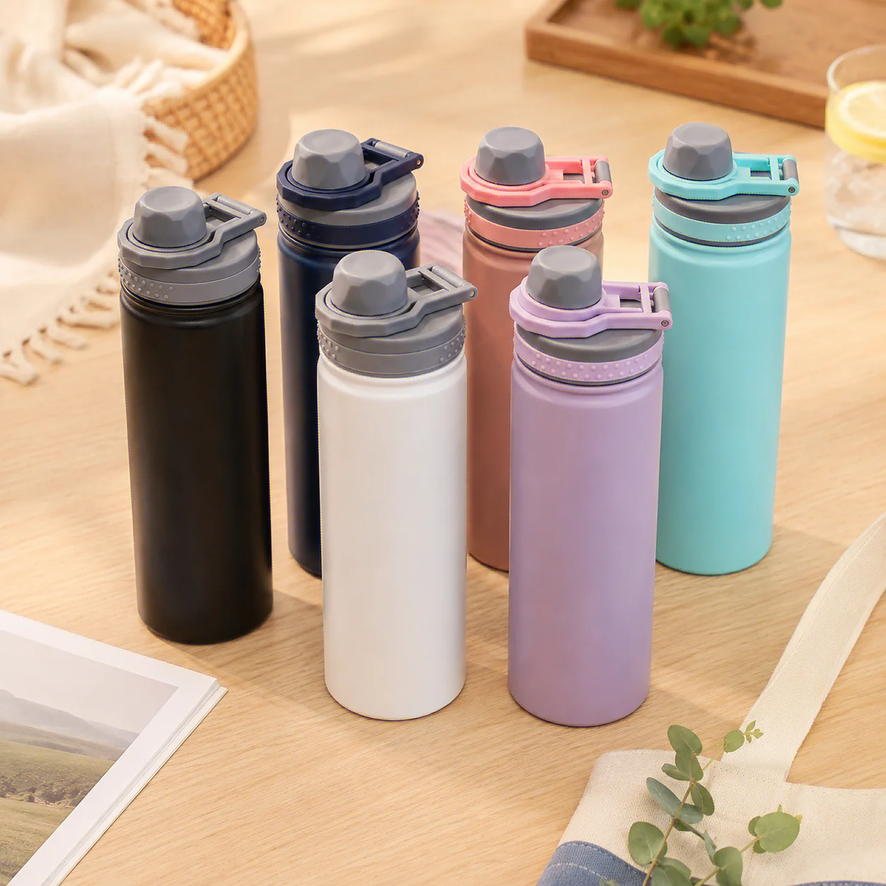 Stainless Steel Vacuum Insulated Water Bottle 750ml – Sports & Travel Thermos