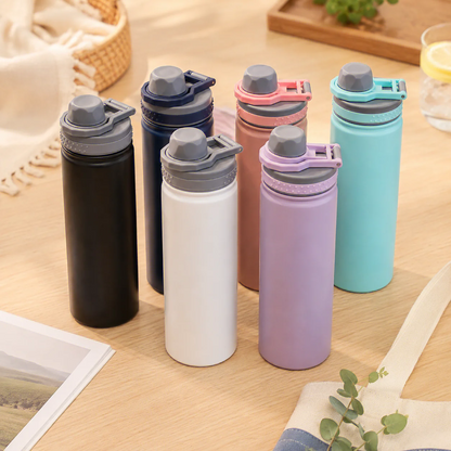 Stainless Steel Vacuum Insulated Water Bottle 750ml – Sports & Travel Thermos