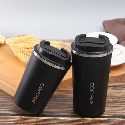 Stainless Steel Travel Coffee Mug – Leak-Proof Thermal Thermos Flask