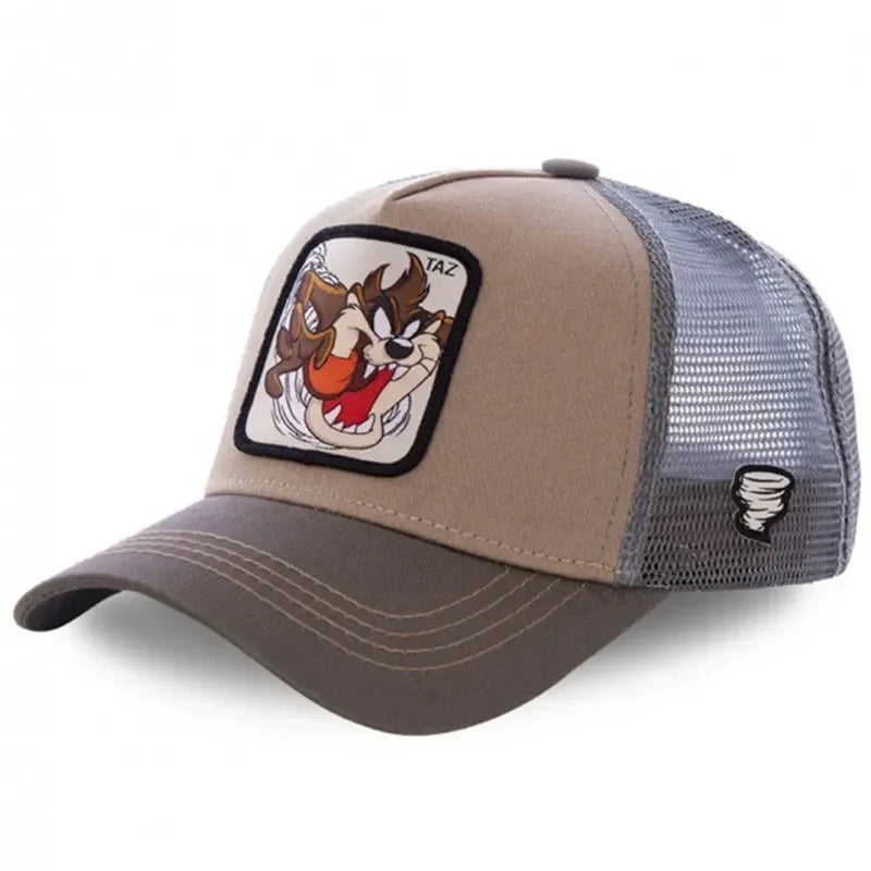 Cartoon Anime Trucker Cap – Unisex Adjustable Baseball Hat