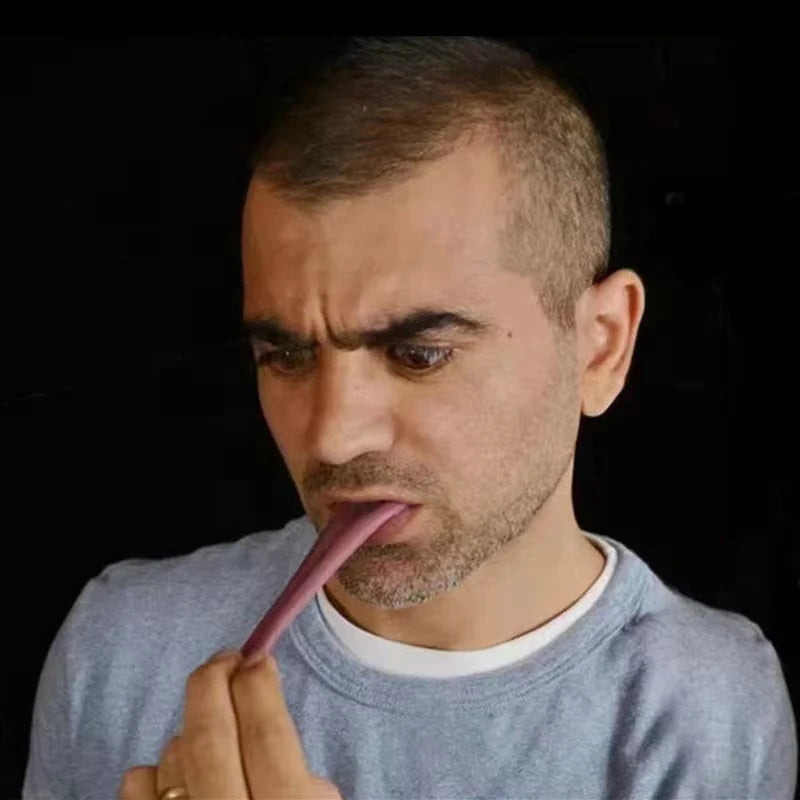 Realistic Fake Tongue Prank Prop – Halloween & April Fools Toy