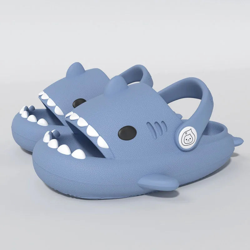 Kids Shark Sandals – Non-Slip Soft Sole Summer Clogs for Boys & Girls