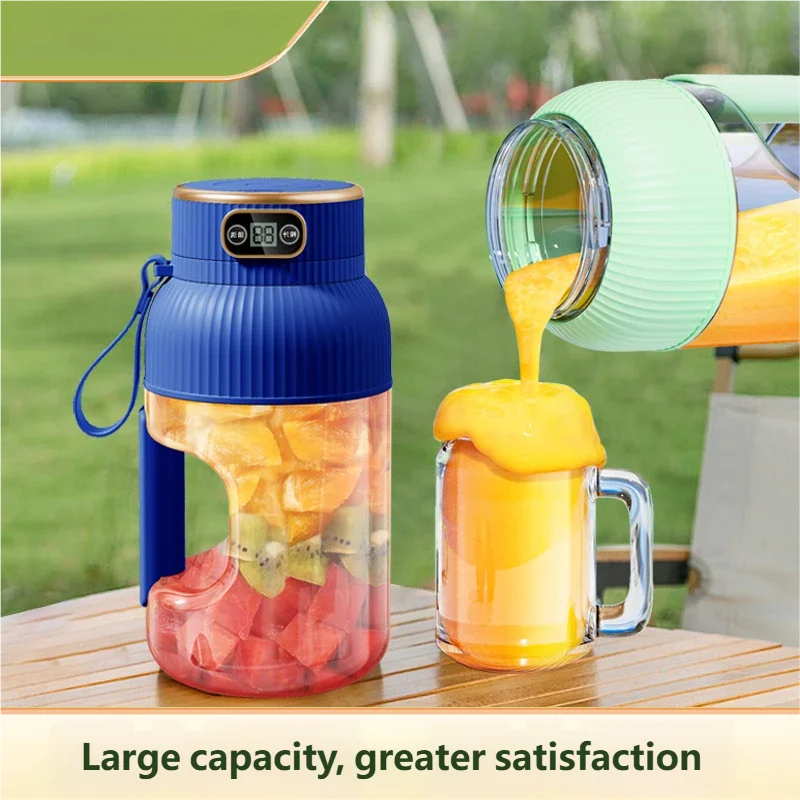 Portable Electric Blender Bottle – Large Capacity Smoothie Maker
