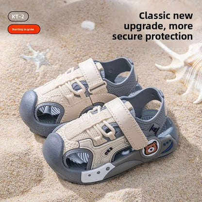 Baby Toddler Sandals Anti-Slip Soft Sole Beach Shoes for Boys & Girls