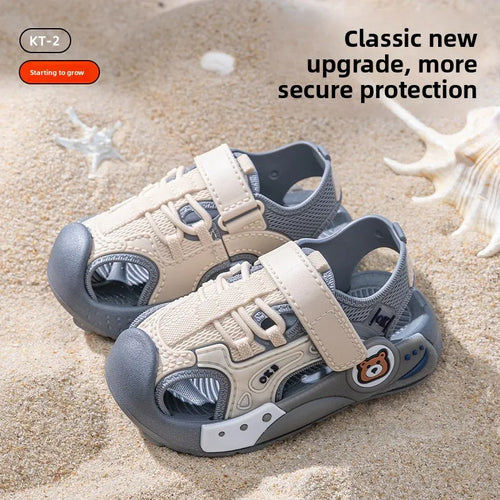 Baby Toddler Sandals Anti-Slip Soft Sole Beach Shoes for Boys & Girls