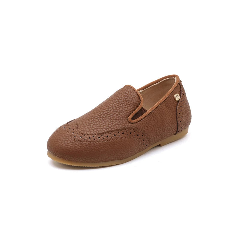 Girls T-Strap Mary Jane Flats – Kids PU Leather Dress Shoes