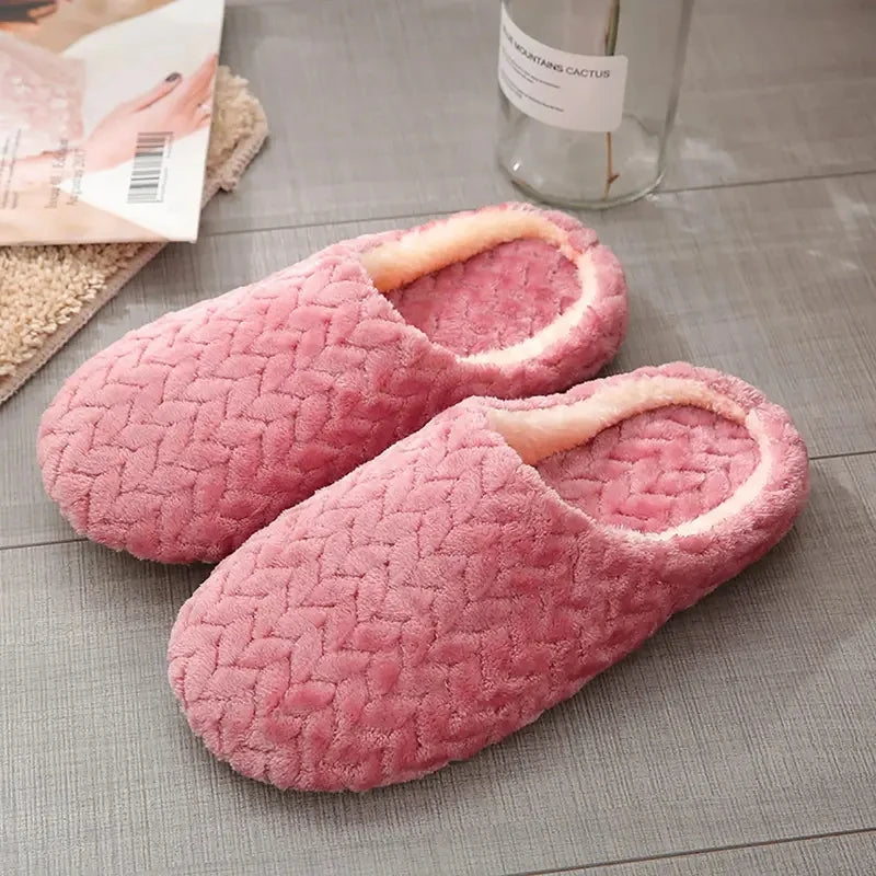 Fluffy Home Slippers – Unisex Soft Anti-Slip Indoor Slides
