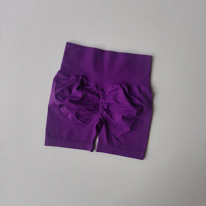 High-Waist Yoga Shorts for Women – Butt Lift Fitness Shorts