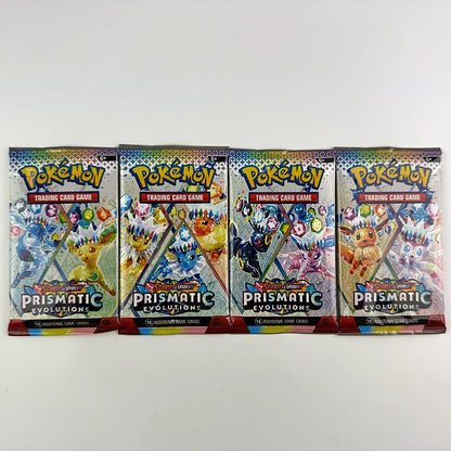 10/20PCS Pokémon Prismatic Evolutions 151 Booster Card Pack