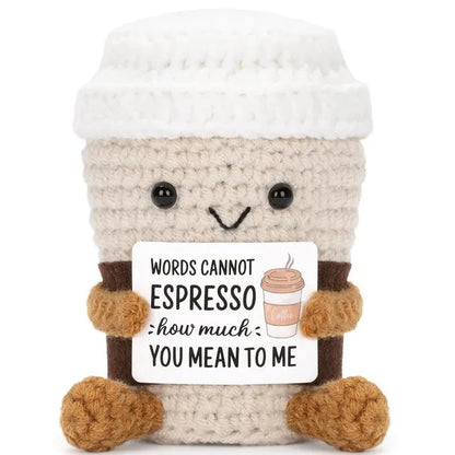 Crochet Pocket Hug Doll – Handmade Knitted Positive Energy Gift