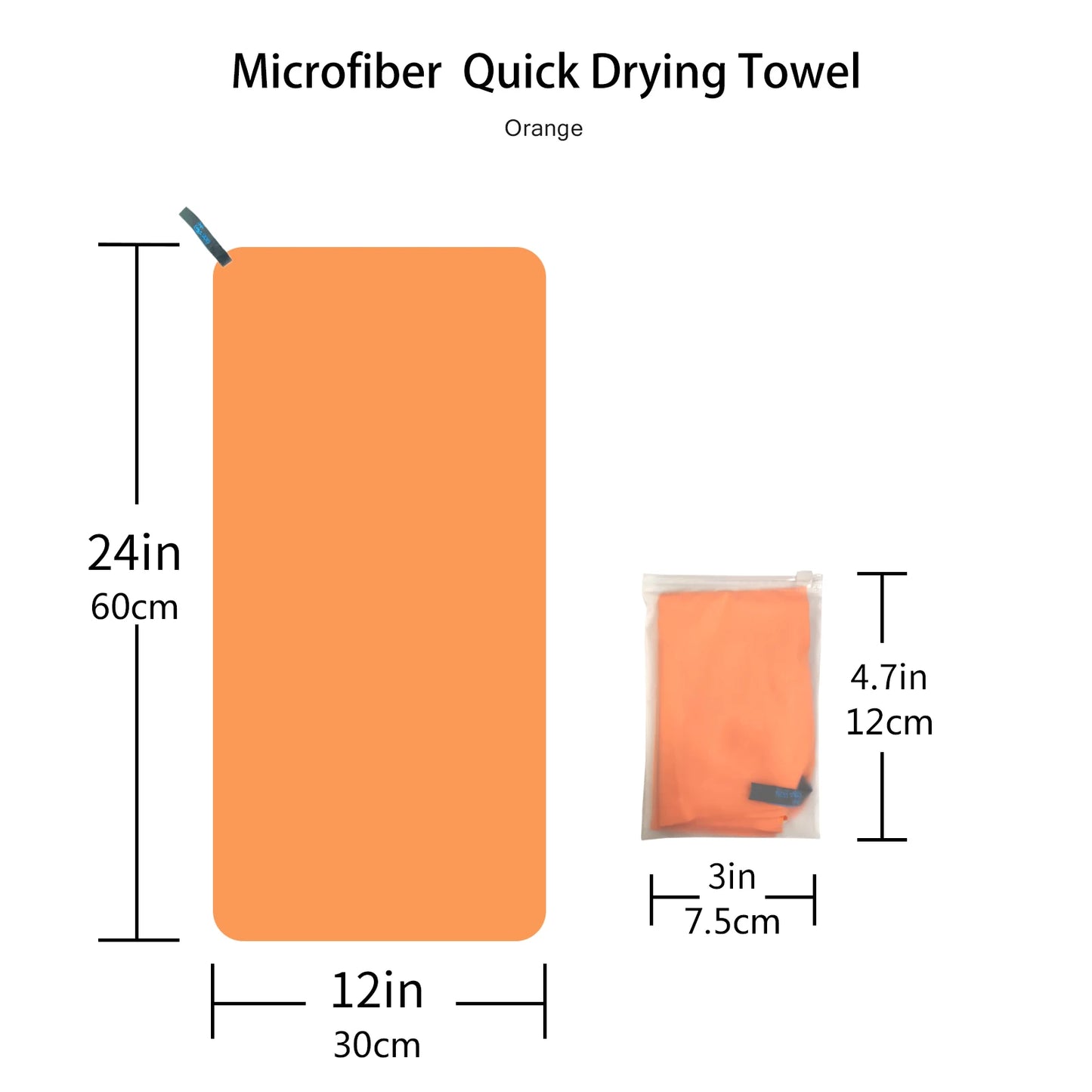 Microfiber Quick-Dry Beach Towel – Lightweight & Absorbent