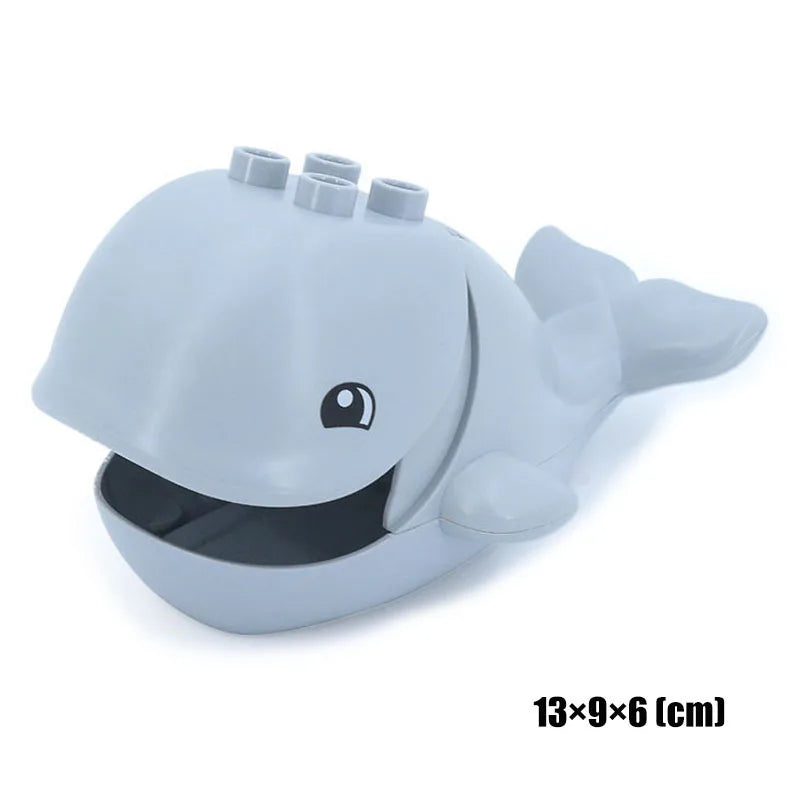 Animal Building Block Figures – Duplo-Compatible Wildlife & Farm Animals