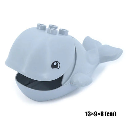 Animal Building Block Figures – Duplo-Compatible Wildlife & Farm Animals