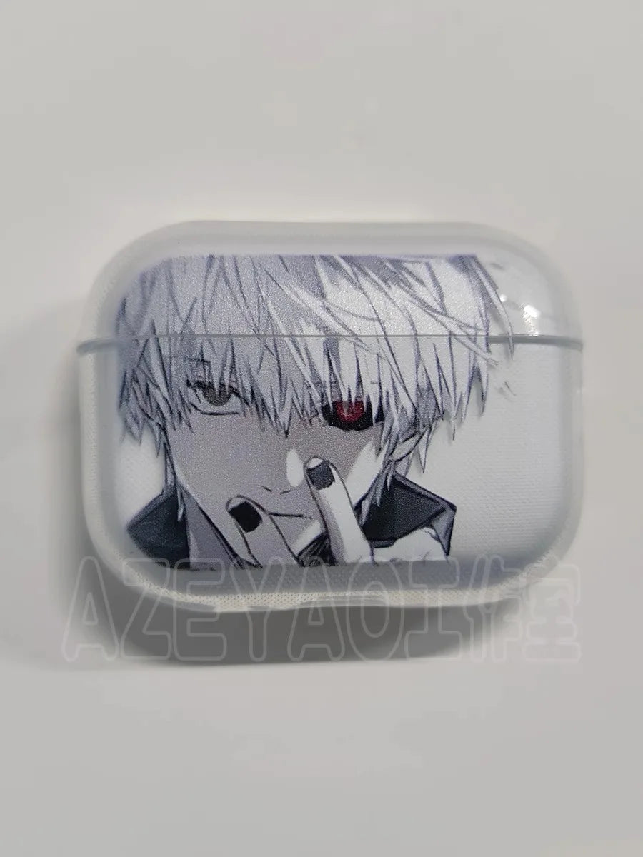 Tokyo Ghoul AirPods Case – Transparent Anime Cover