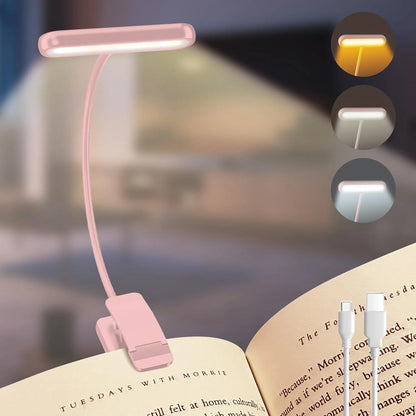 Clip-On Book Light – USB Rechargeable 14 LED Reading Lamp